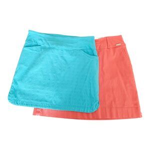 LOT 2 Women's Skorts (Skorts) Jenna Rose PM S.C. & Co. 8 Coral Turquoise Sports
